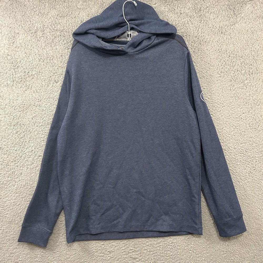 Vineyard Vines Sweatshirt Mens Small Blue Gray OTG On The Go Bluffs Hoodie Adult